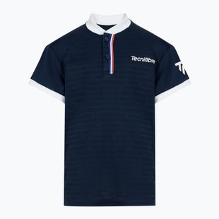 Футболка тенісна дитяча Tecnifibre Polo блакитна 22F3PO F3