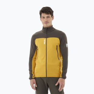 Чоловічий світшот Millet Fusion Grid сафран/глибокі джунглі