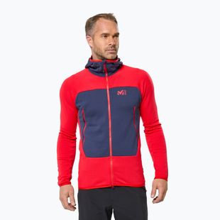 Кофта чоловіча Millet Fusion Grid Hoodie red