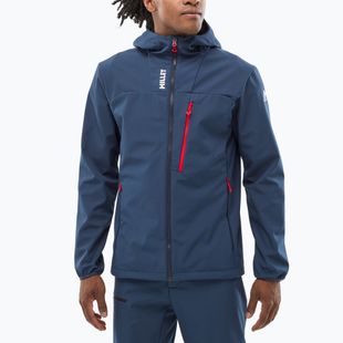 Куртка софтшелл чоловіча Millet Seneca Shield Hoodie saphir