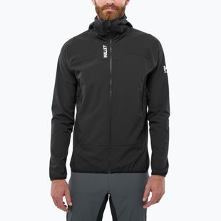 Куртка софтшелл чоловіча Millet Kamet Xcs Light Hoodie black