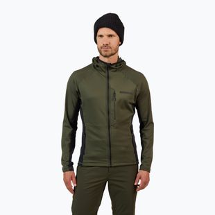 Кофта чоловіча Rossignol Blackside Mix Full Zip Hoodie Fleece olive shadow