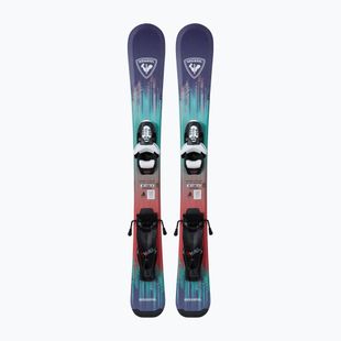 Лижі гірські дитячі + кріплення Rossignol Sender Kid Pre-Drilled + Team 4 GW