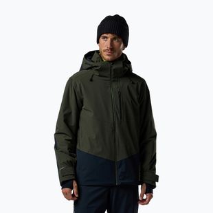Куртка лижна чоловіча Rossignol 4WS Blackside Insulated olive shadow/black