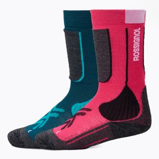 Шкарпетки лижні дитячі Rossignol Essential 2 pack electric fuchsia