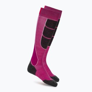 Шкарпетки лижні жіночі Rossignol Intermediate Eelectric fuchsia