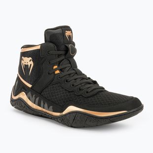 Кросіки боксерські Venum Elite Wrestling black/bronze