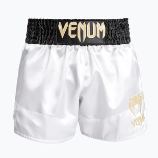 Шорти для тренувань чоловічі Venum Classic Muay Thai white/gold/black