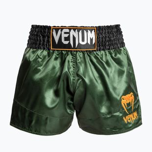 Шорти для тренувань чоловічі Venum Classic Muay Thai green/gold/black