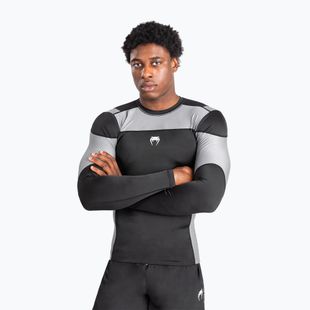 Лонгслів для тренувань чоловічий Venum Tempest Rashguard black/grey