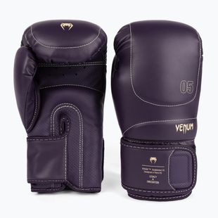 Рукавиці боксерські чоловічі Venum Impact Evo Boxing Gloves deep purple