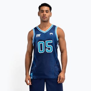 Футболка баскетбольна чоловіча Venum X Top Rank Original Men'S Basketball Jersey navy blue