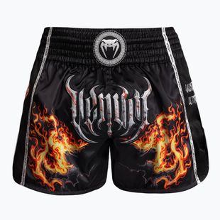 Шорти для тренувань чоловічі Venum Gladiator 5.0 Muay Thai Shorts black/neon orange