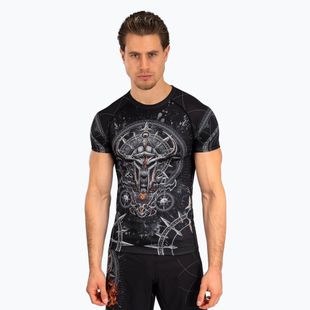 Рашгард чоловічий Venum Gladiator 5.0 Men'S Short Sleeve Rashguard black/silver