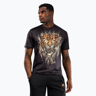 Футболка для тренувань чоловіча Venum Tiger Men'S Dry Tech T-Shirt black/neon orange