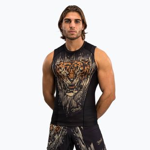 Рашгард топ Venum Tiger Men'S Sleeveless Rashguard black/neon orange