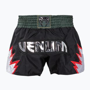Шорти для тренувань чоловічі Venum Inferno Muay Thai deep black/khaki
