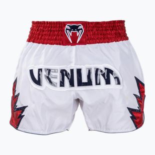 Шорти для тренувань чоловічі Venum Inferno Muay Thai white/red