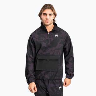 Кофта чоловіча Venum Trooper Men'S Half Zip Jacket black/purple