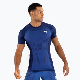 Рашгард чоловічий Venum Technical 3.0 Short Sleeve Rashguard night blue