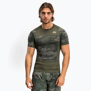 Рашгард чоловічий Venum G-Fit Air Men'S Short Sleeve Rashguard army camo