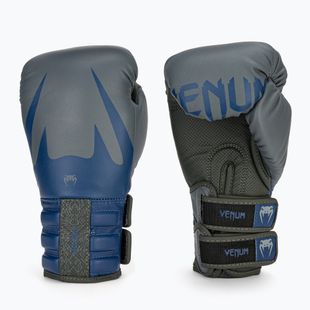 Рукавиці боксерські Venum Reverso Boxing storm grey/royal blue