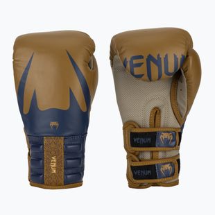 Рукавиці боксерські Venum Reverso Boxing emerald green/gold