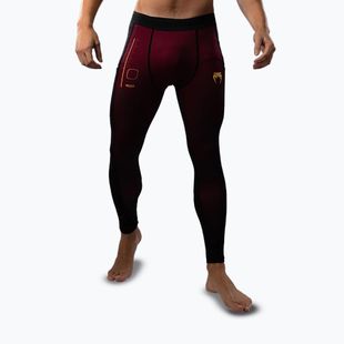 Легінси для тренувань чоловічі Venum Tactical XT Spats black/burgundy/gold