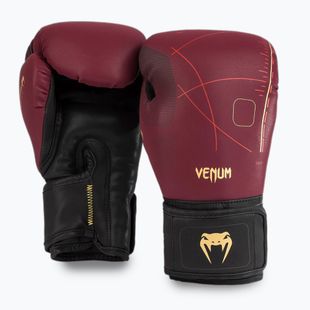 Рукавиці боксерські Venum Tactical XT black/burgundy/gold