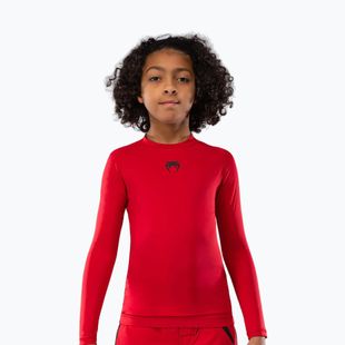 Лонгслів для тренувань дитячий Venum Contender Rashguards Jr cherry red