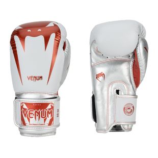 Боксерські рукавички Venum Giant 3.0 червоні/сріблясті