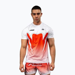 Футболка чоловіча Venum x RWS 2.0 Dry-Tech white/red