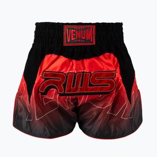 Шорти для тренувань чоловічі Venum x RWS 2.0 Muay Thai black/red