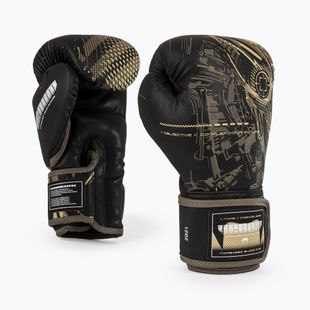 Рукавиці боксерські Venum Invader Boxing black/sand