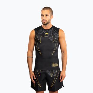 Рашгард чоловічий Venum Serpenti Rashguards Sleeveless black/silver/gold