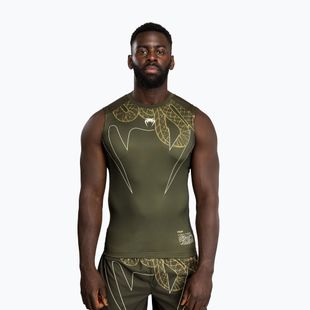 Рашгард чоловічий Venum Serpenti Rashguards Sleeveless kaki/bronze/ivory
