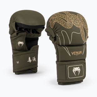 Рукавиці боксерські Venum Serpenti Sparring khaki/bronze/ivory