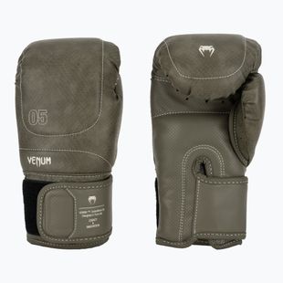 Рукавиці боксерські Venum Impact Evo Scales Boxing army green