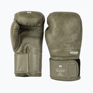 Рукавиці боксерські Venum Impact Evo Scales Boxing army green