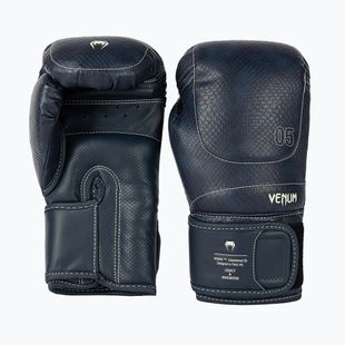 Рукавиці боксерські Venum Impact Evo Scales Boxing midnight blue