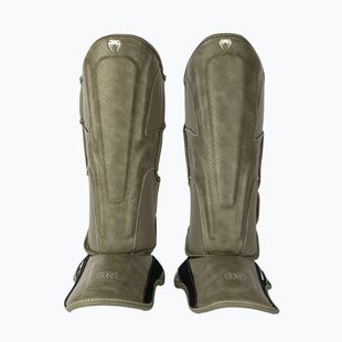 Захист для гомілок та стоп Venum Impact Evo Scales Shinguards army green