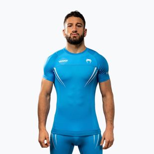 Футболка для тренувань чоловіча Venum X WOW FC Rashguards pacyfic blue