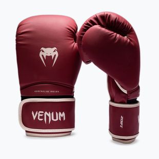 Рукавиці боксерські Venum Contender 1.5 burgundy/sand