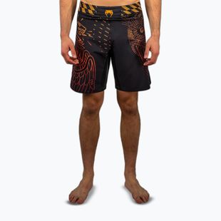 Шорти для тренувань чоловічі Venum Quetzal Fury Fightshorts black/fury red/tangerine