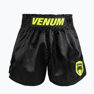 Шорти для тренувань чоловічі Venum Classic Evo Muay Thai black/neon yellow