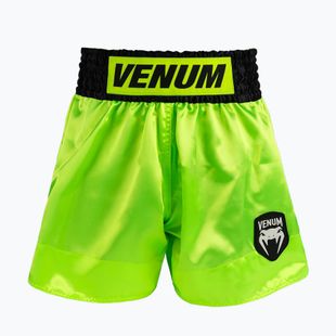 Шорти для тренувань чоловічі Venum Classic Evo Muay Thai neon yellow/black