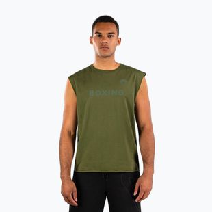 Футболка чоловіча Venum Boxing VT Sleeveless military green