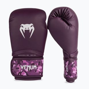 Рукавиці боксерські жіночі Venum Iris Boxing plum/pink
