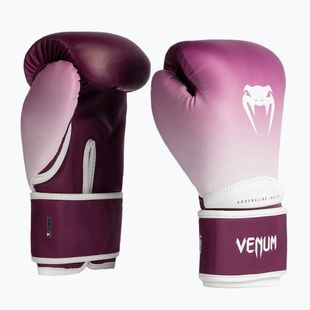 Рукавиці боксерські жіночі Venum Iris Boxing plum/white