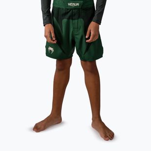 Шорти для тренувань дитячі Venum Attack Kids Fightshorts forest green/off white